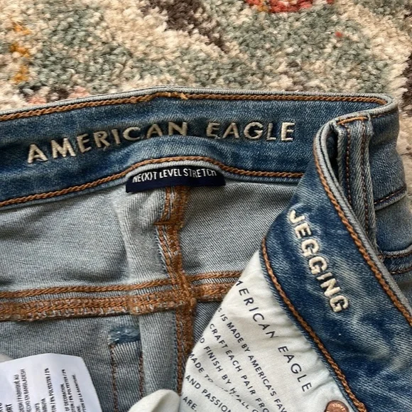 American Eagle Stretch Jeggings, 00 Short - Picture 4 of 6